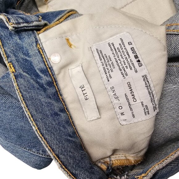 IRO Womens Freya Cropped Flare Jeans Size 24 - Picture 7 of 9